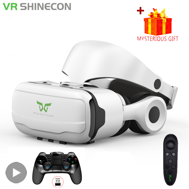 Home Cinema Glasses - แว่นตา VR ความจริงเสมือนจริง 3 มิติ ชุดหูฟังแบบสวมศีรษะ