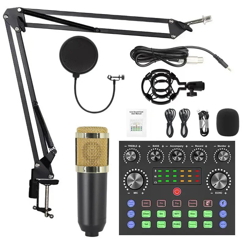 Shure Mic Sm58 - ไมโครโฟนคอนเดนเซอร์ ไมโครโฟนแบบมีสายสำหรับร้องเพลง ไมโครโฟนสำหรับโทรศัพท์มือถือ การ์ดเสียงภาษาอังกฤษ คอมพิวเตอร์ USB