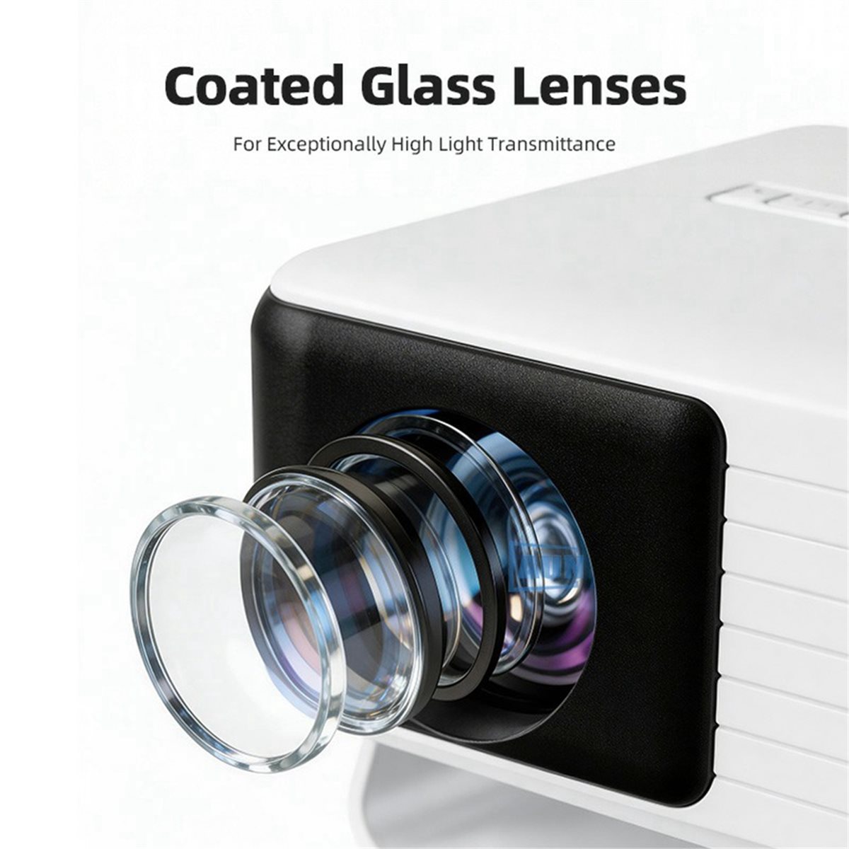 Home Cinema Mini - โปรเจคเตอร์ขนาดเล็ก L70A Y3 แบบพกพา โฮมเธียเตอร์อัจฉริยะ 3D