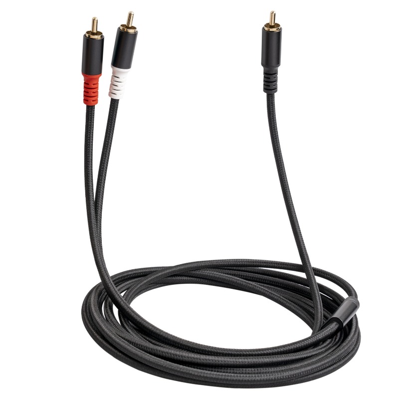 Home Cinema Experience - 1/2/3M 1 RCA ชาย 2 สายสัญญาณเสียง