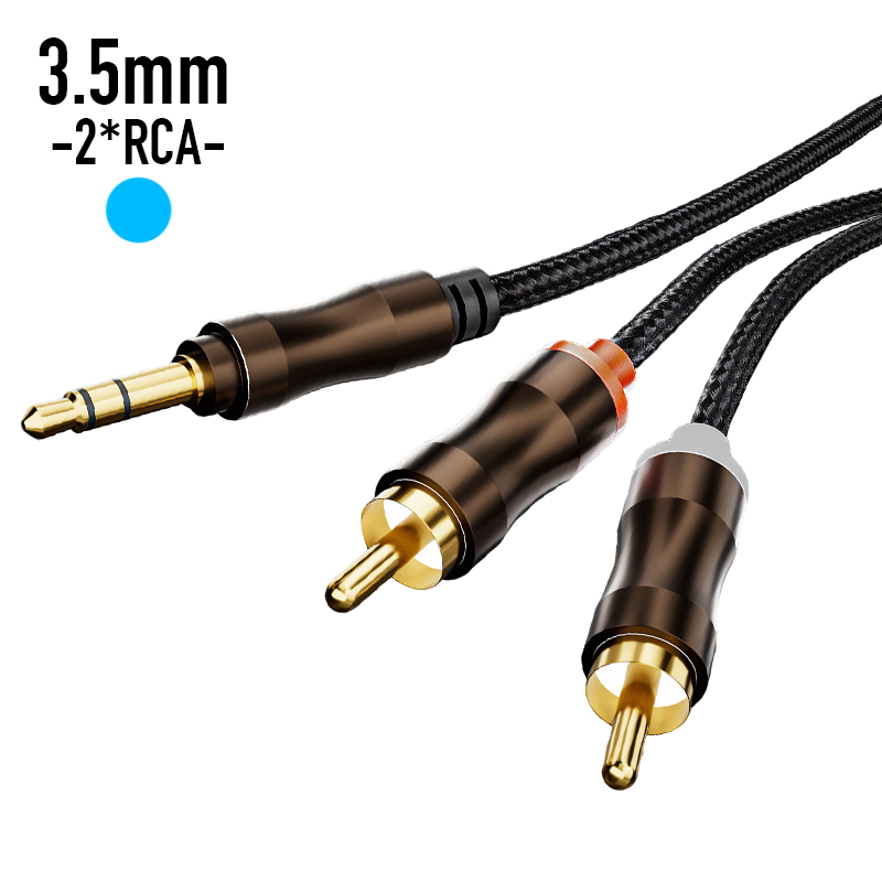 Home Cinema Experience - สายเคเบิลเสียง RCA เป็น 3.5 มม. แจ็ค