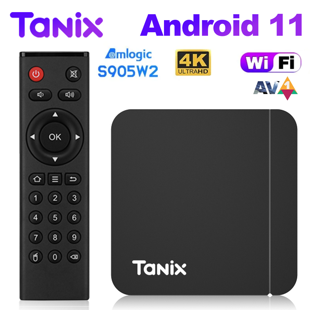 Home Cinema Media Player - Tanix W2 กล่องทีวี Android 11 ชิปประมวลผล