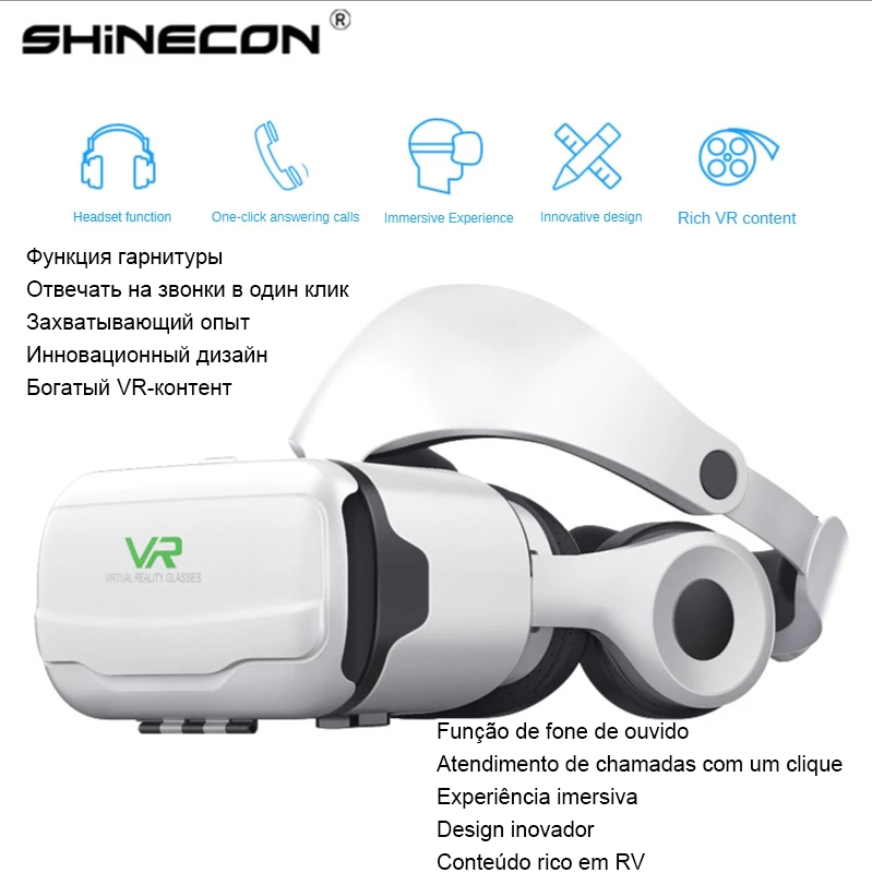 แว่นตา VR ความจริงเสมือนจริง 3 - Home Cinema Glasses บทวิจารณ์และราคา