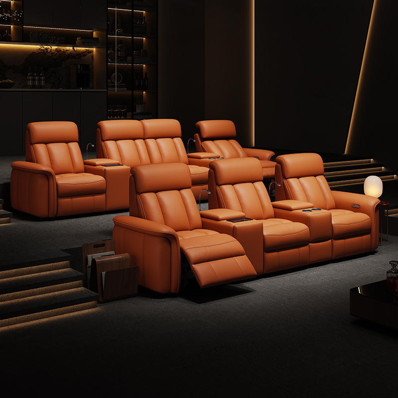 ชุดเฟอร์นิเจอร์โซฟาปรับเอนหนัง - Home Cinema Recliners บทวิจารณ์และราคา