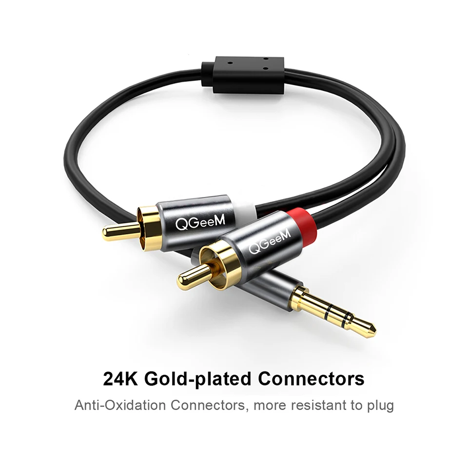 สายเคเบิล QGeeM RCA 2RCA ถึง 3 - Home Cinema Solution บทวิจารณ์และราคา