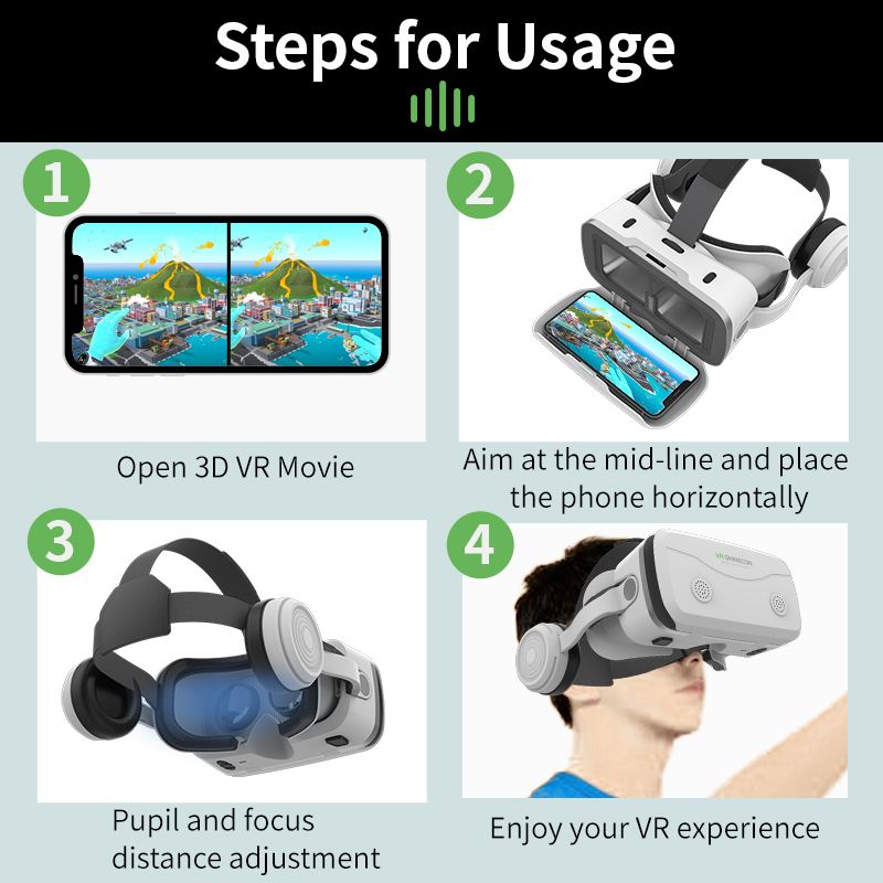 3D Viar โทรศัพท์ Virtual Reali - Home Cinema Glasses บทวิจารณ์และราคา