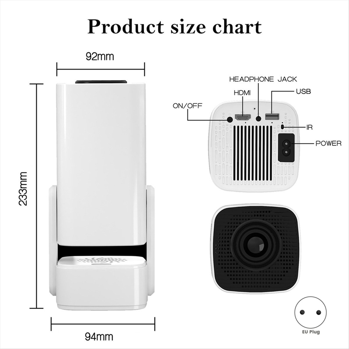 โปรเจคเตอร์อัจฉริยะ Top Y7S Mi - Home Cinema Mini บทวิจารณ์และราคา