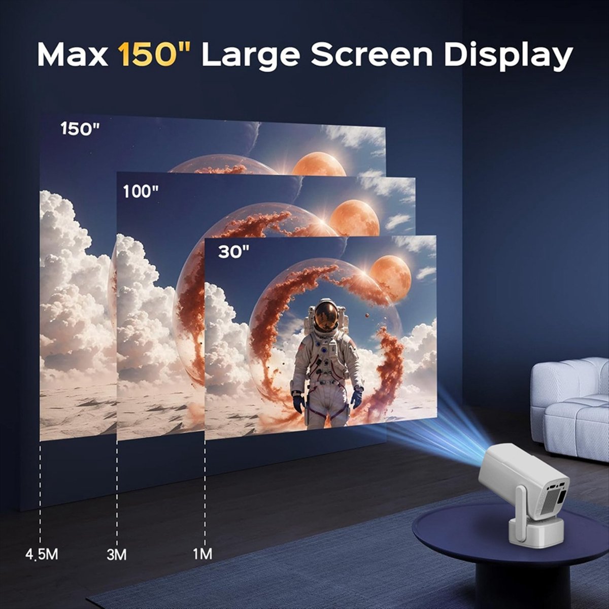 โปรเจคเตอร์อัจฉริยะ Top Y7S Mi - Home Cinema Mini บทวิจารณ์และราคา