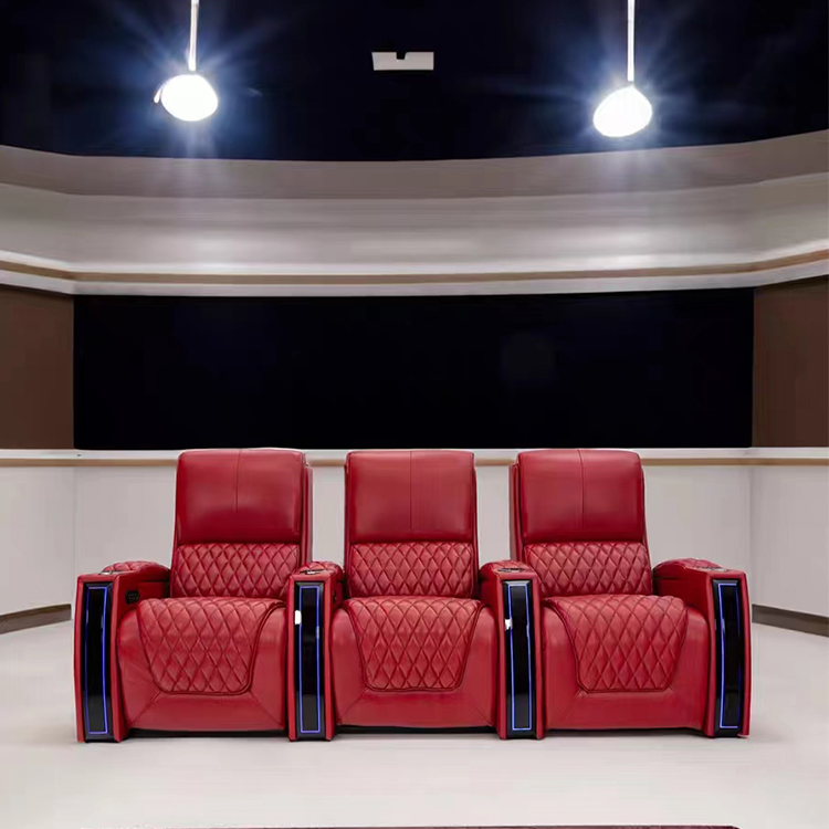 เก้าอี้โรงหนังปรับเอนไฟฟ้าหุ้ม - Home Cinema Recliners บทวิจารณ์และราคา
