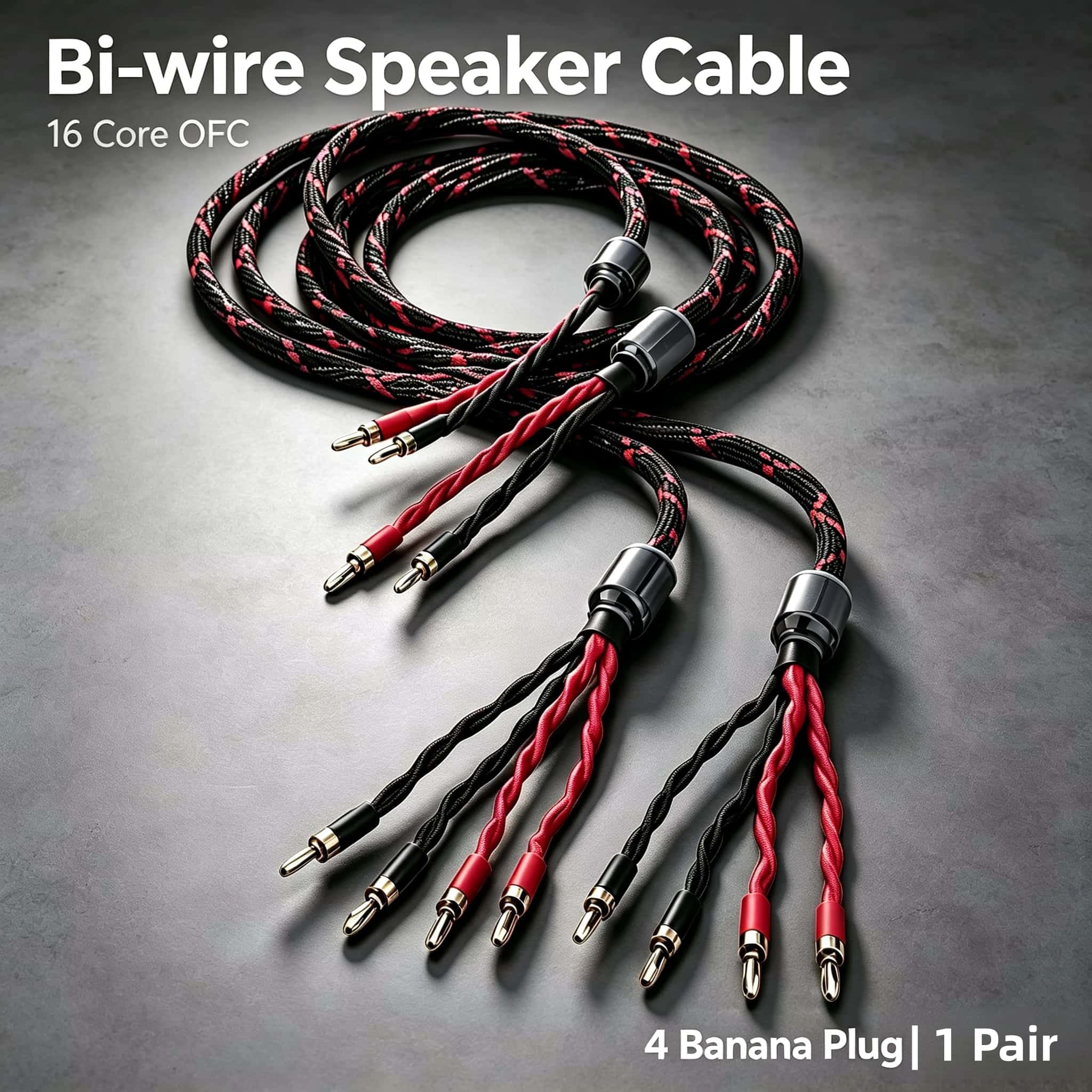 สายลำโพงแบบ Bi-Wire 16 คอร์ OF - Home Cinema Experience บทวิจารณ์และราคา
