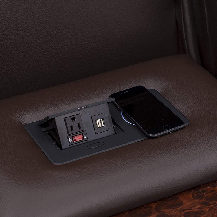 ชุดโซฟาหนังแท้ปรับเอนด้วยไฟฟ้า - Home Cinema Recliners บทวิจารณ์และราคา