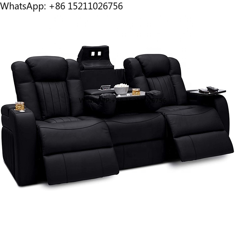 โซฟาหนังแท้สไตล์โมเดิร์นสำหรับ - Home Cinema Recliners บทวิจารณ์และราคา