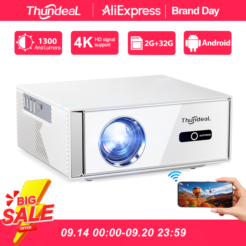 โปรเจคเตอร์ ThundeaL TD95W 4K  - Home Cinema Mini บทวิจารณ์และราคา
