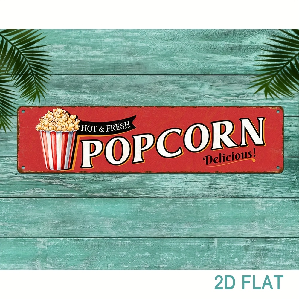 ป้ายป๊อปคอร์นอะลูมิเนียมสไตล์ว - Vintage Home Cinema บทวิจารณ์และราคา