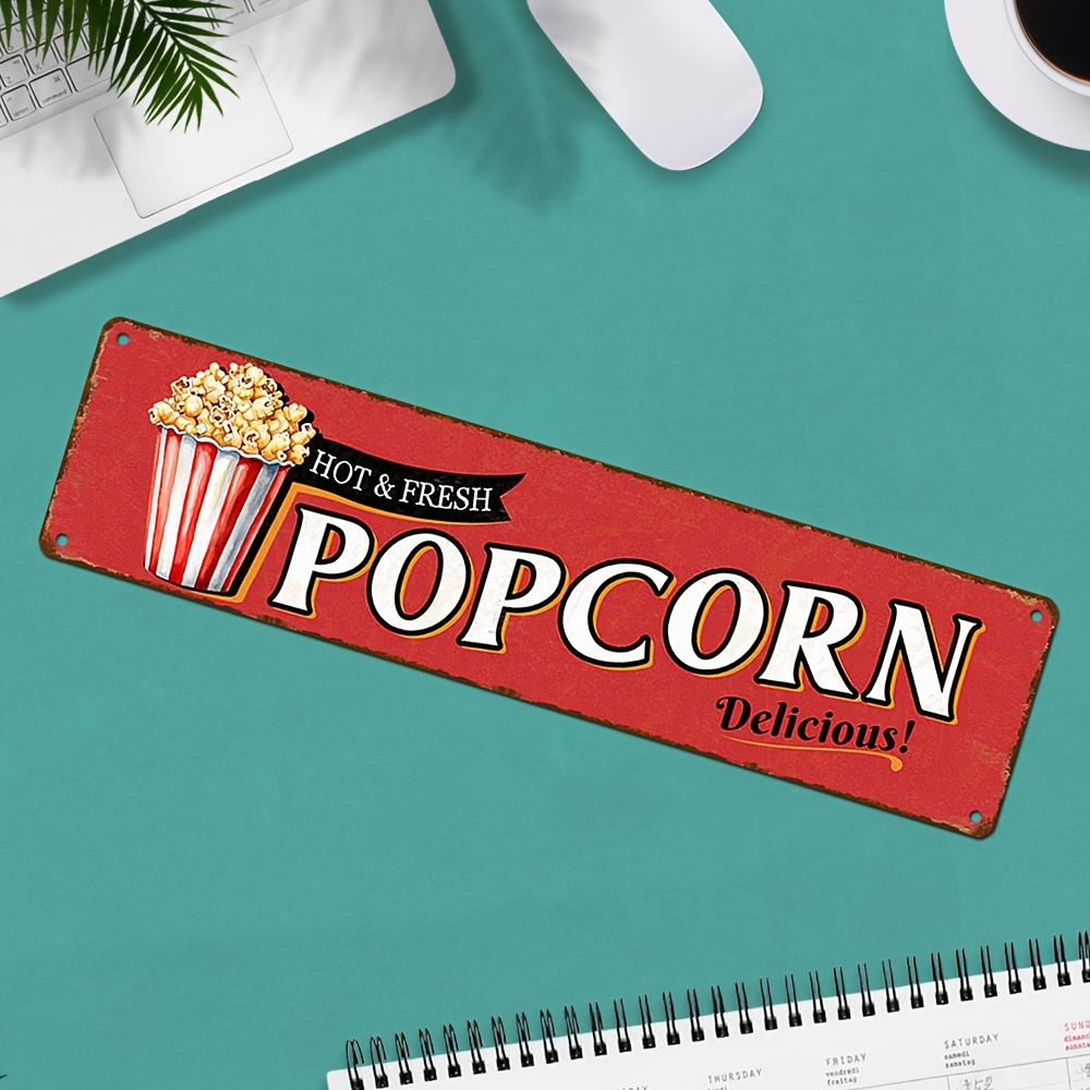 ป้ายป๊อปคอร์นอะลูมิเนียมสไตล์ว - Vintage Home Cinema บทวิจารณ์และราคา