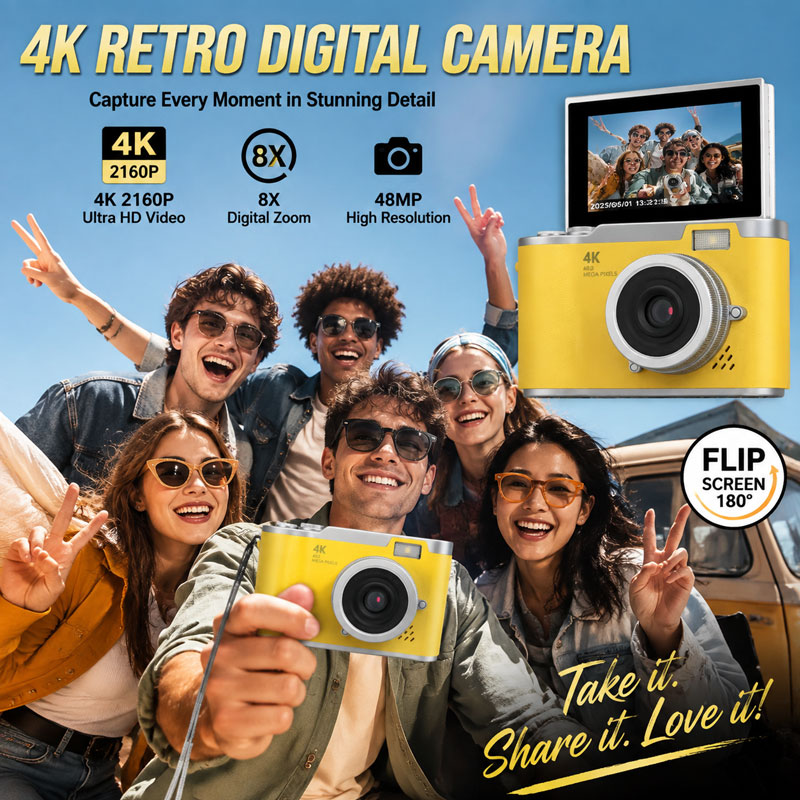 กล้องดิจิตอล ซูมดิจิตอล 8 เท่า - Vintage Home Cinema บทวิจารณ์และราคา