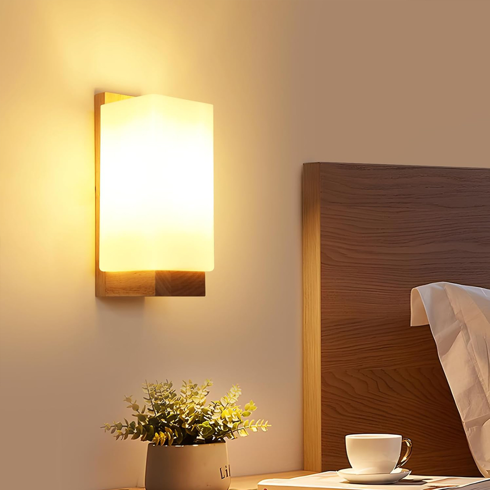 Nordic ไม้โคมไฟแก้วตกแต่งภายใน - Home Cinema Glasses บทวิจารณ์และราคา