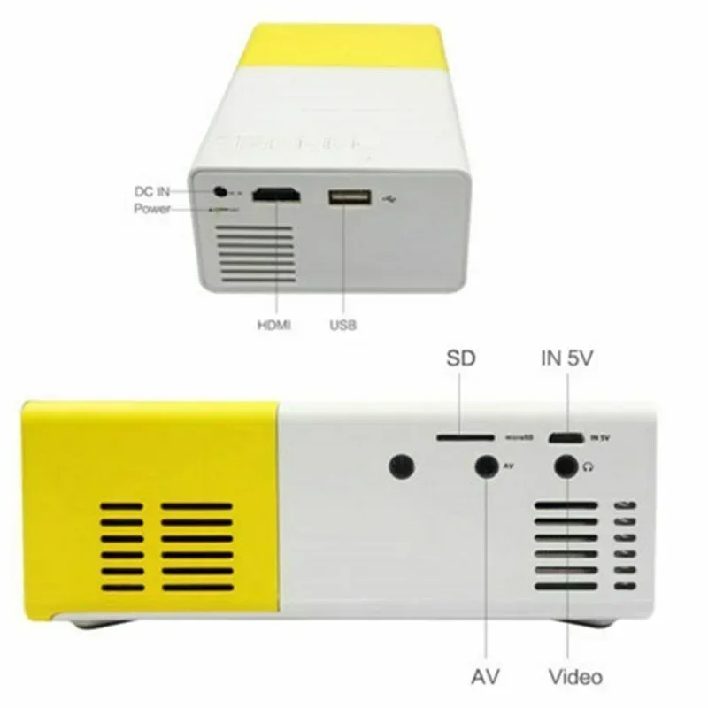โปรเจคเตอร์มินิ LED รุ่นใหม่ Y - Home Cinema Media Player บทวิจารณ์และราคา
