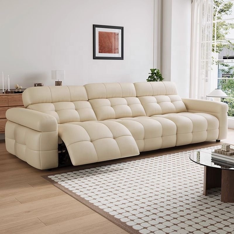 เก้าอี้โซฟาปรับเอนหนังแท้แบบไฟ - Home Cinema Recliners บทวิจารณ์และราคา