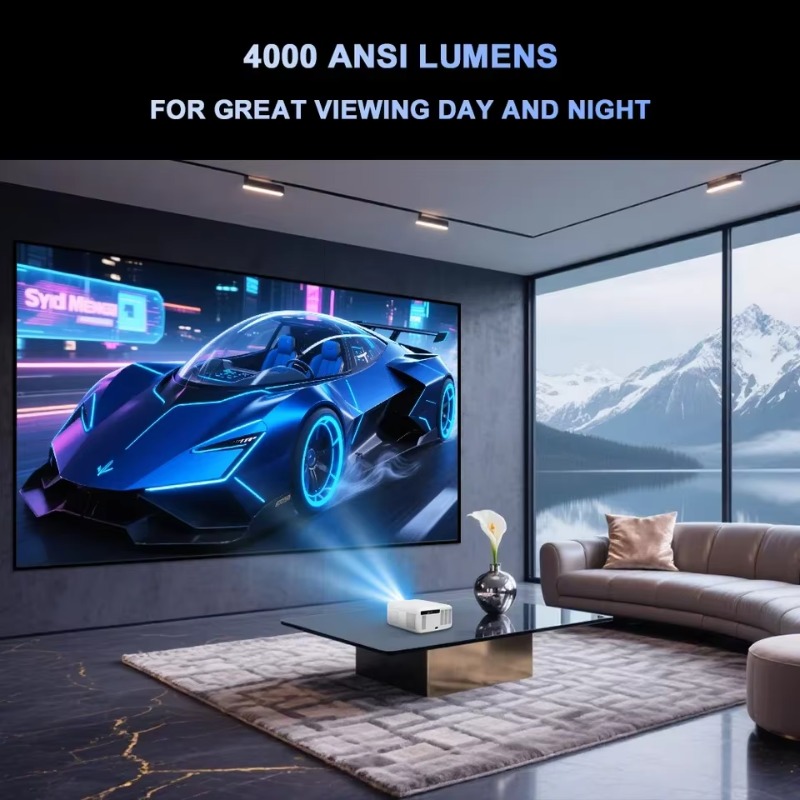 โปรเจคเตอร์ D10S 4K ชิป V660 ค - Home Cinema Mini บทวิจารณ์และราคา