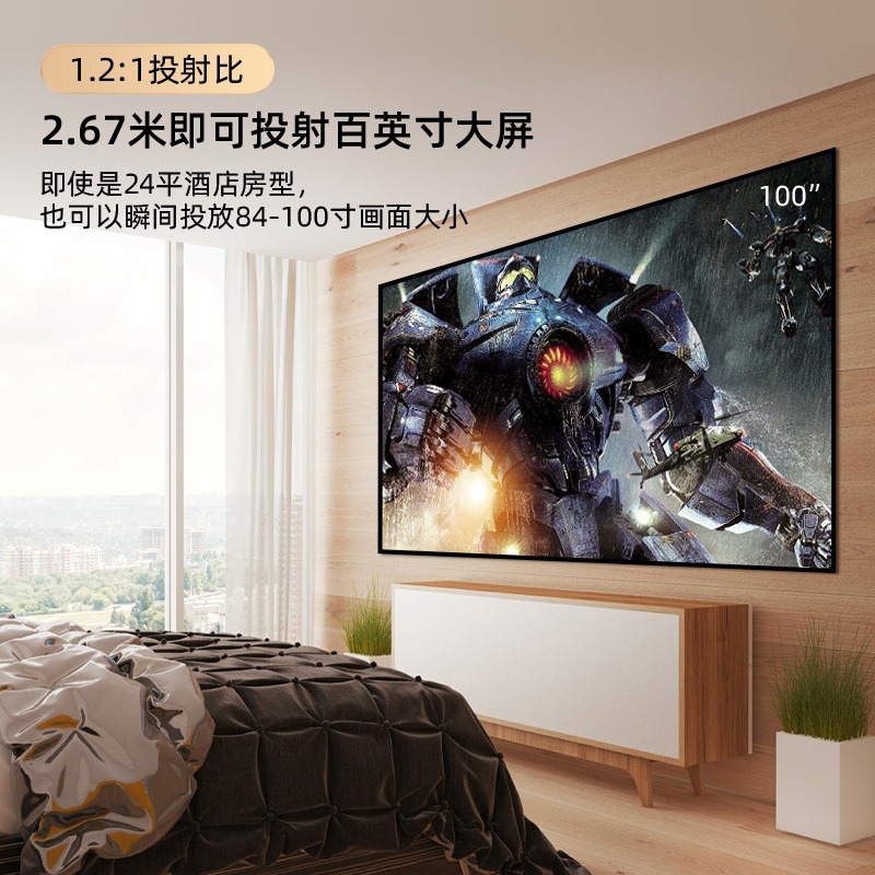 โปรเจคเตอร์พกพาขนาดเล็กสำหรับส - Home Cinema Mini บทวิจารณ์และราคา