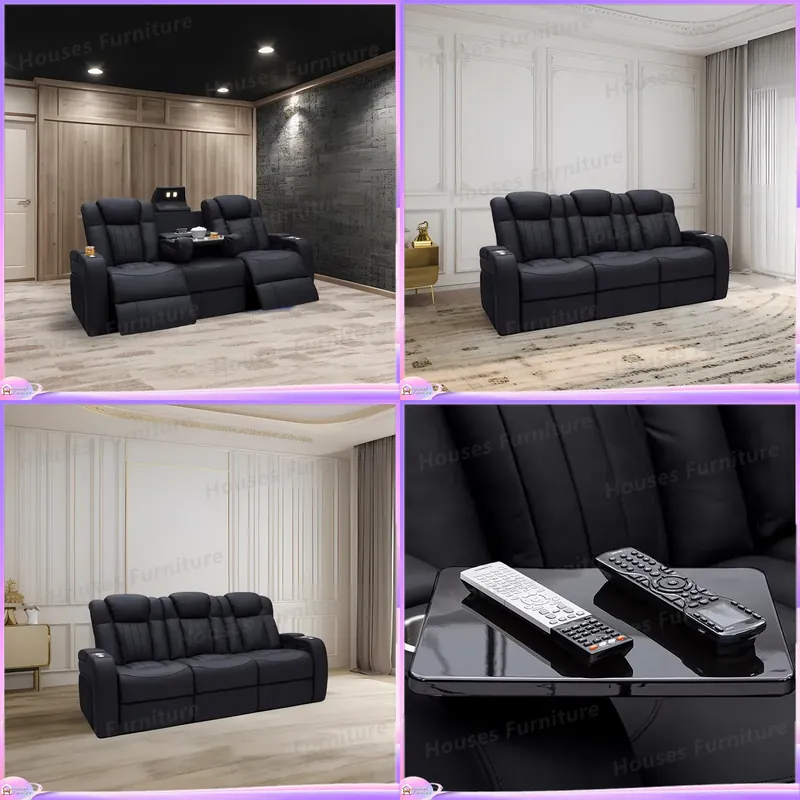 โซฟาหนังปรับเอนนอนสำหรับโฮมเธี - Home Cinema Recliners บทวิจารณ์และราคา